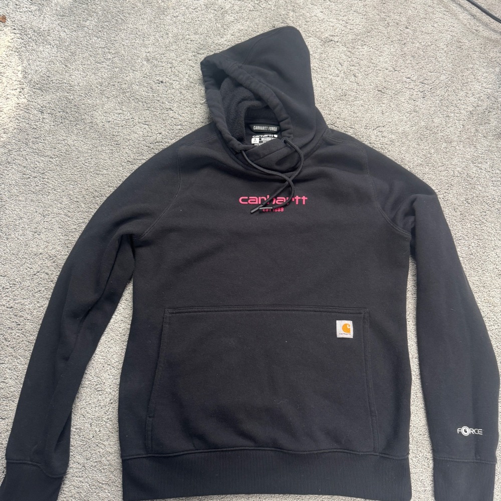 Carhartt Women's Small Black Hoodie Relaxed Fit